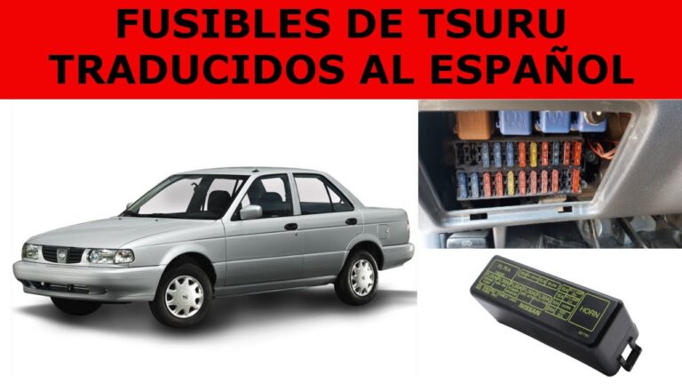 Descubre el manual del diagrama de fusibles de Tsuru en español ¡Fácil y rápido!